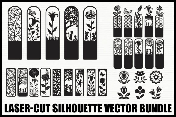 Download Laser Cut Silhouette Vector Bundle - Silhouette vector bundle Collection