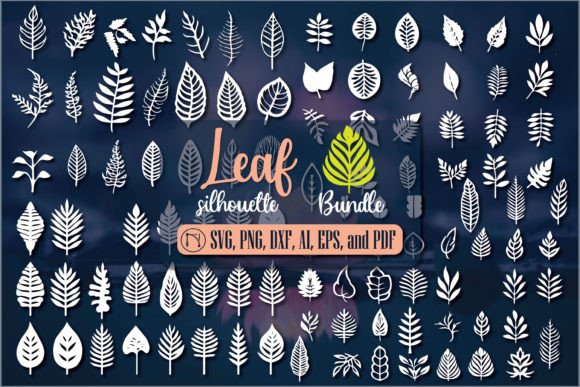 Download Cricut Leaf Silhouette SVG Mega Bundle - Premium Resources
