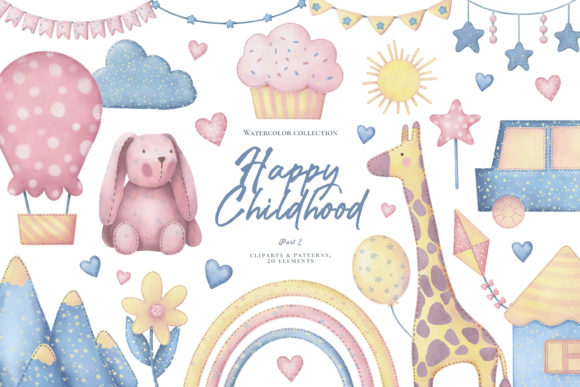 Download Happy Childhood. Cliparts &amp; Patterns.PNG - Happy childhood Collection