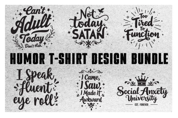 Download Humor T-Shirt Design Bundle - Premium Resources
