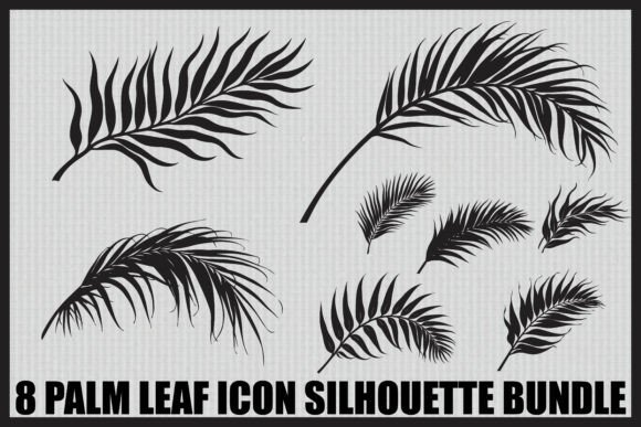 Download Palm Leaf Silhouette Bundle - Leaf Collection